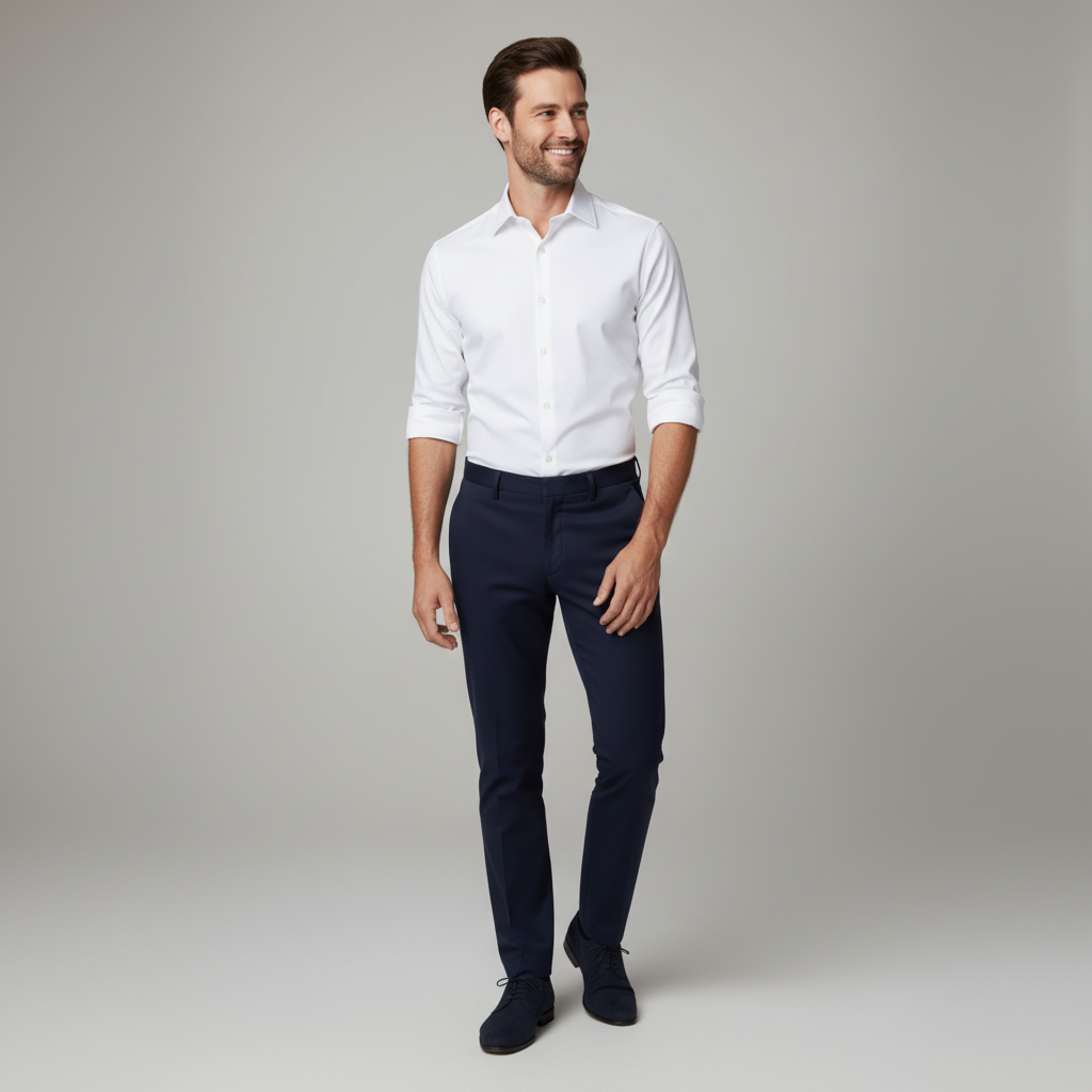 Roger Classic Dress Zip Shirt