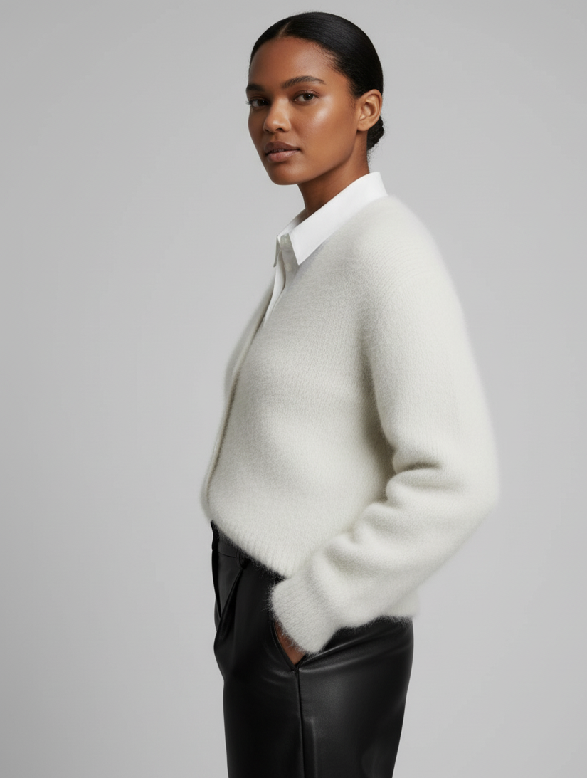Oversized Cardigan aus weicher Wolle-Mischung