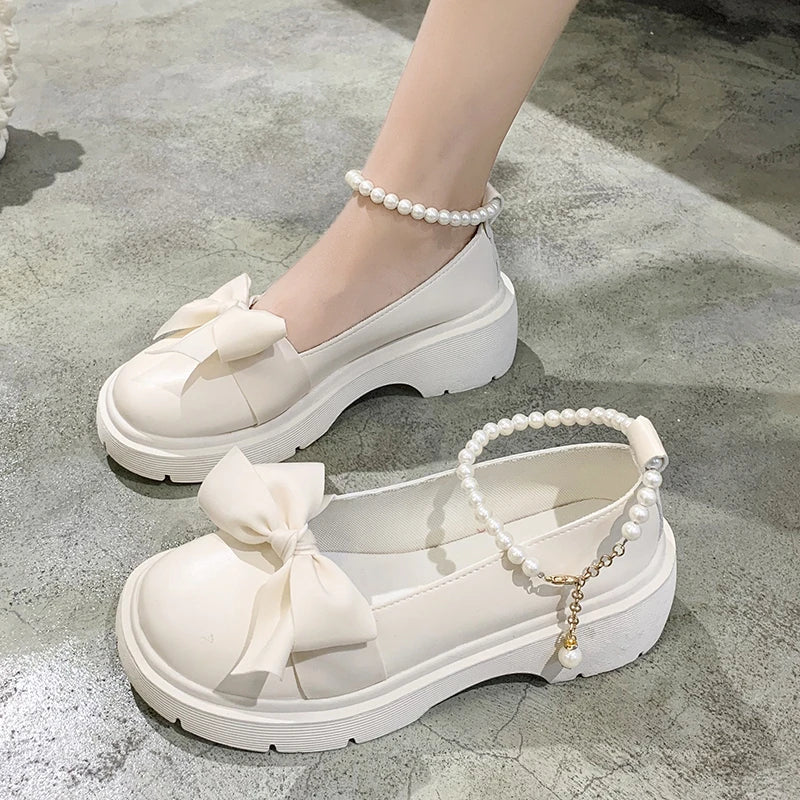 Pantofi Mary Jane tip Loafer