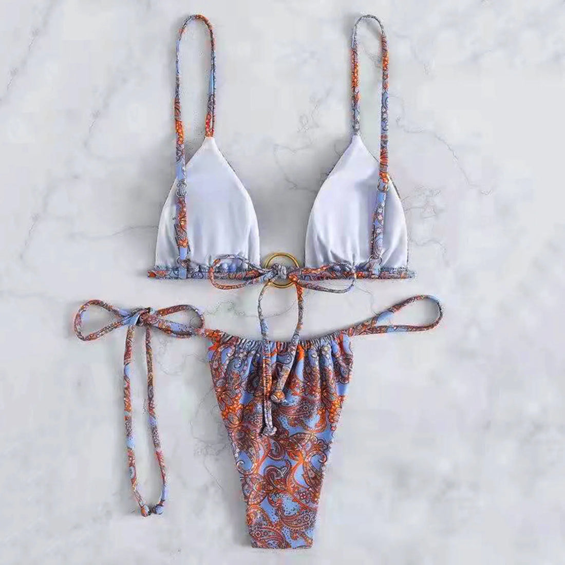 Bikini mit Paisleymuster