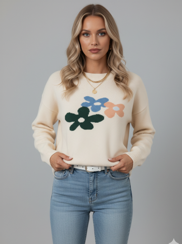 Kasey Floral Sweater